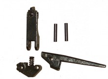 MG53 Front Sight Assembly (Front Sight w/ spring & plunger, Flash-Hider Latch, Base, & Rivets)
