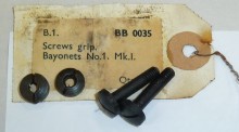 Bayonet No. 1 Grip Screws